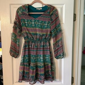 Altar’d State Ruffle Dress XS